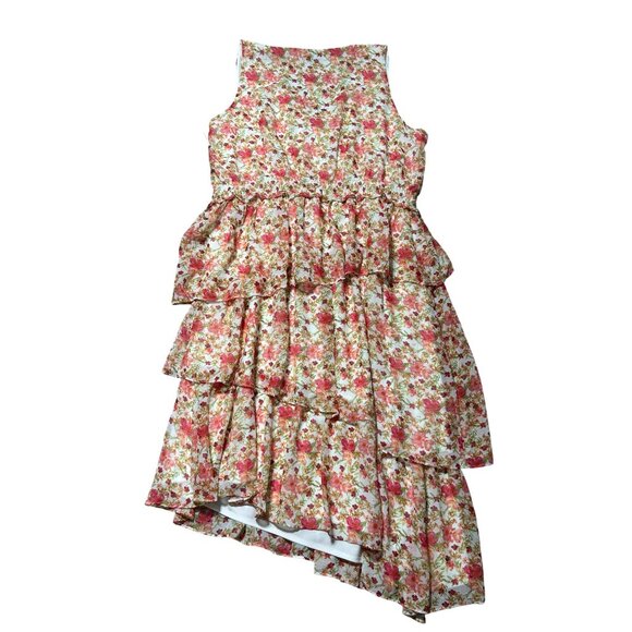 NWT TAYLOR Womens Sz 22W Floral Sleeveless Elastic Waist Lined Maxi Dress - Picture 3 of 10